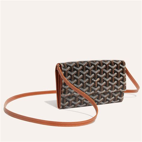 goyard tan wallet